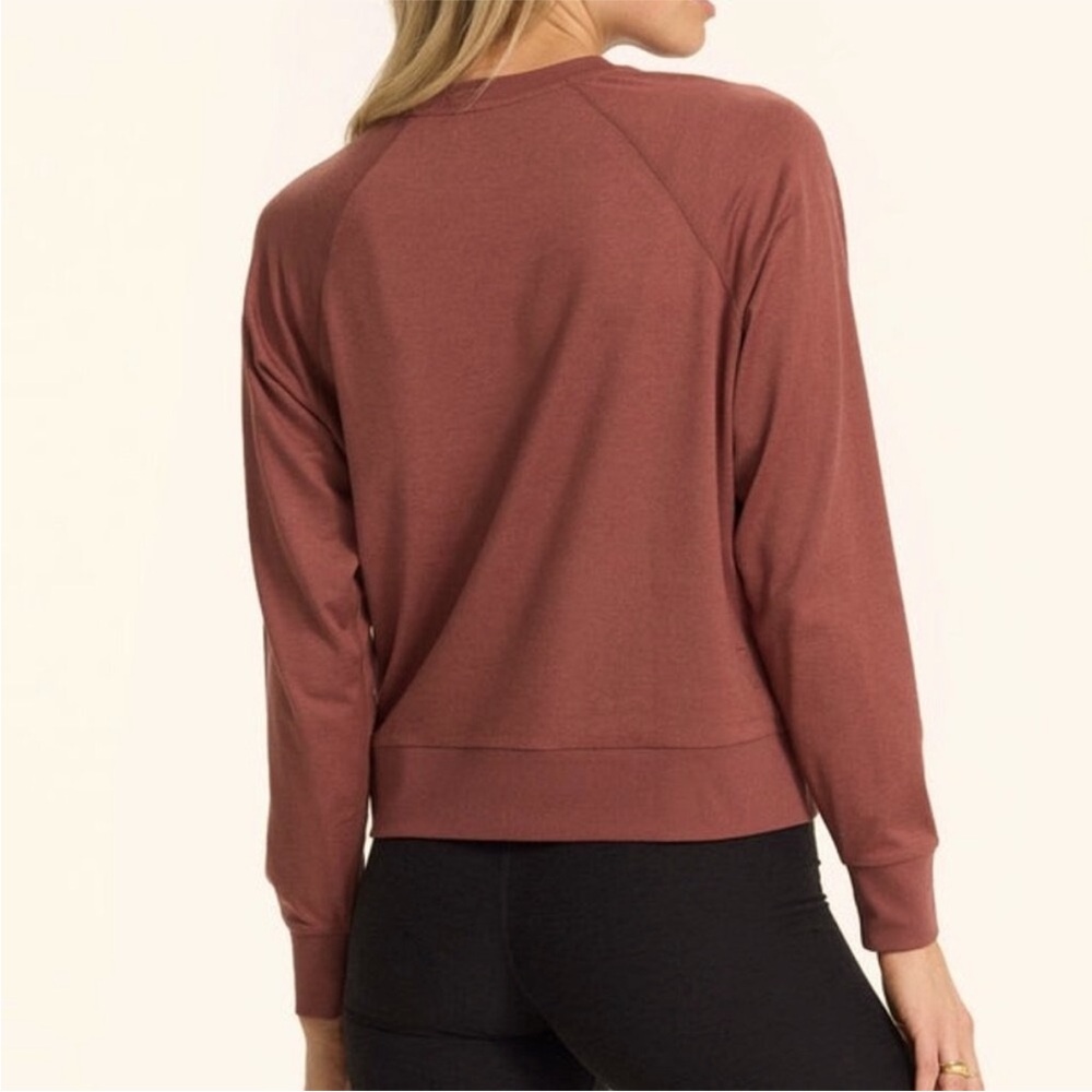 Vuori Women's Crew Neck Sweater - Dusty Rose - Picture 3 of 9